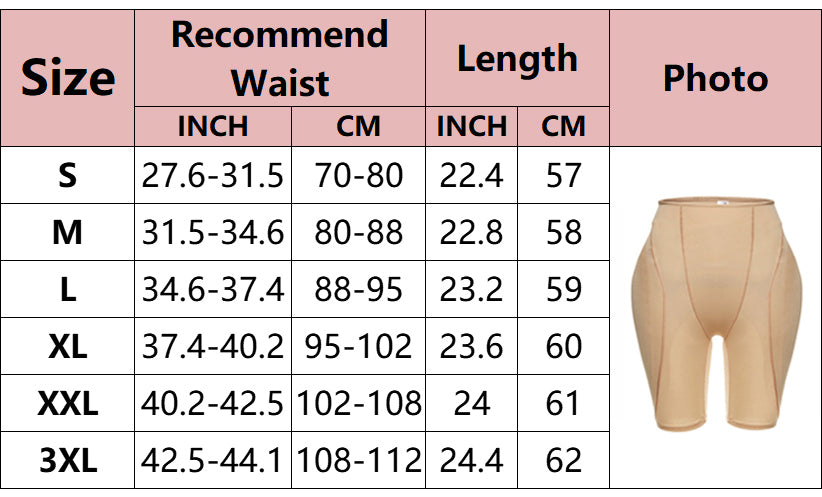 Butt & Hip padded Shapewear Enhance to make women but bigger.