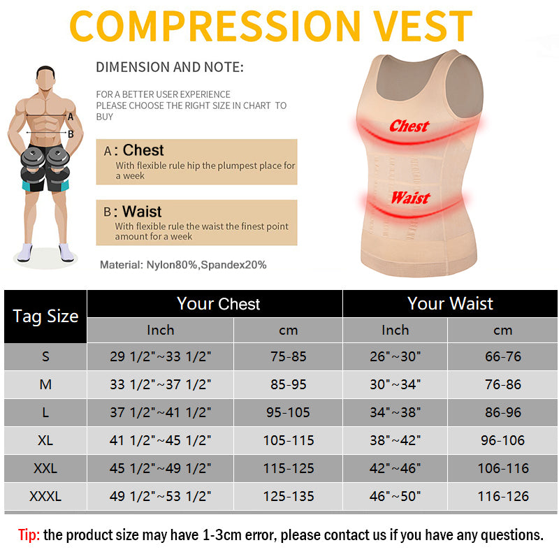 Men Slimming Vest Shirt