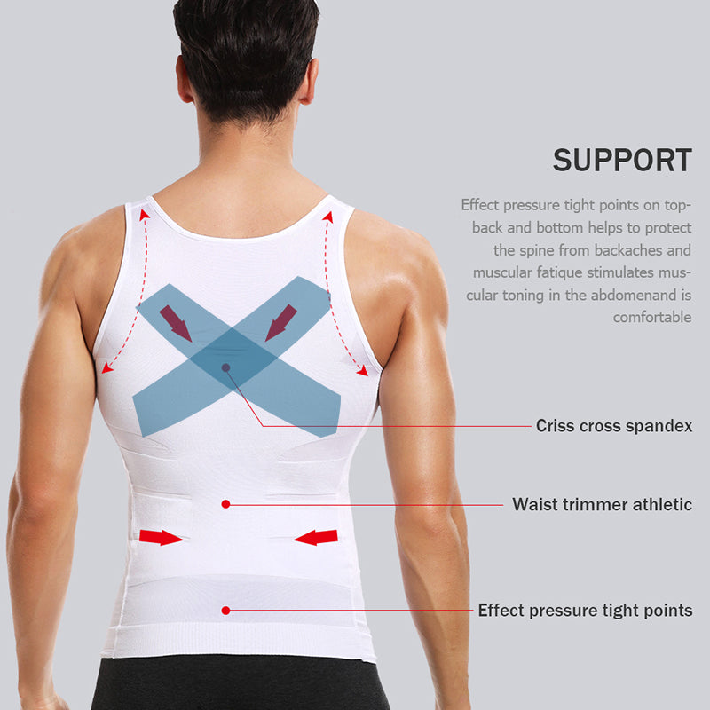 Men Slimming Vest Shirt