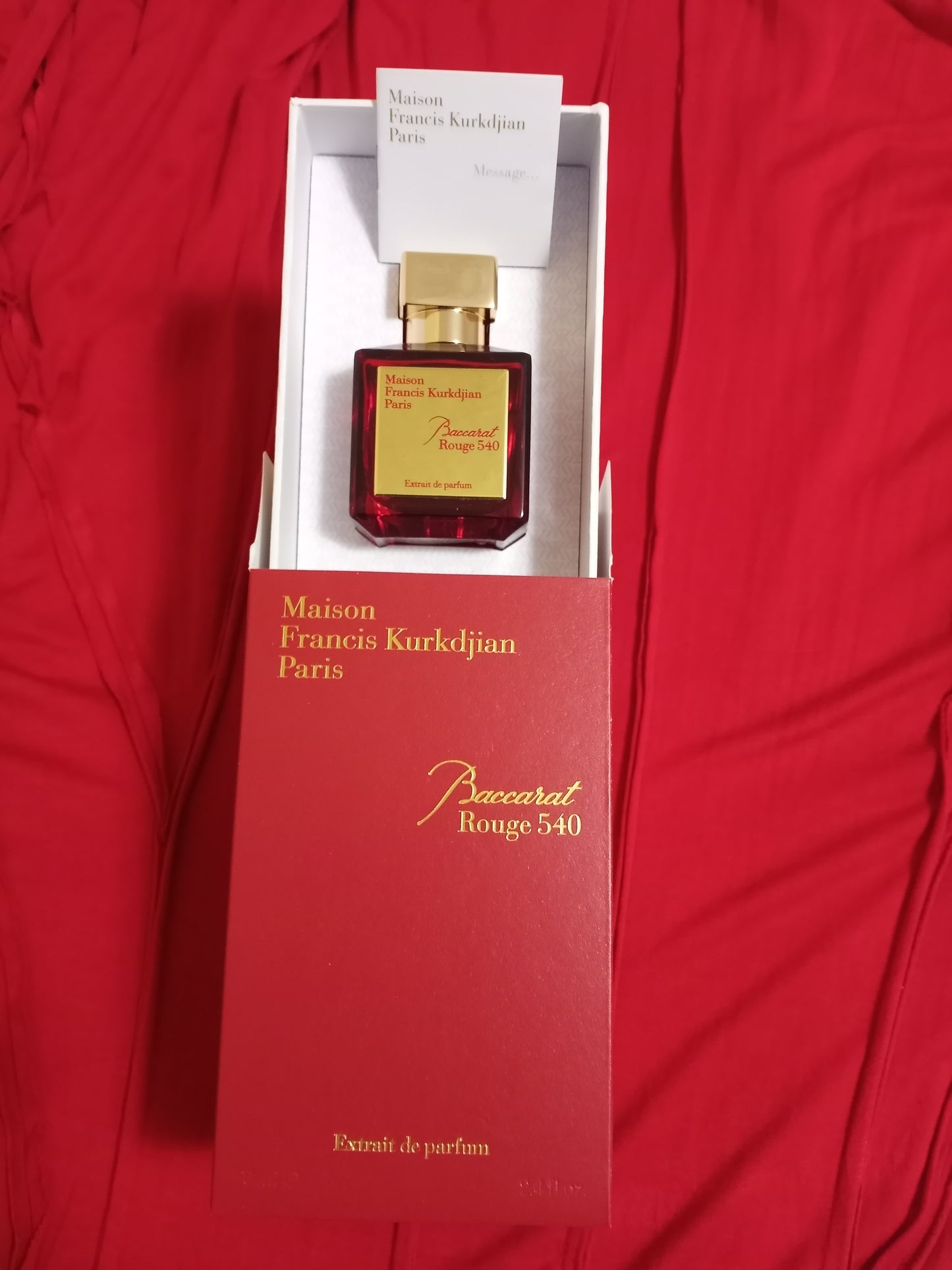 Maison Francis kurkdjian Baccarat rouge 540 Extrait De Parfum 70ml