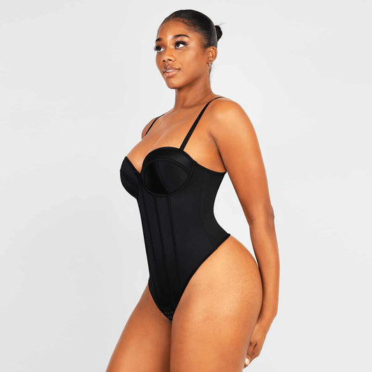 Outwear Built-in Bra Shapewear Bodysuit