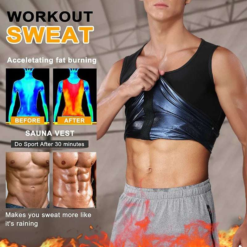 Men Sauna Vest Fat Burner