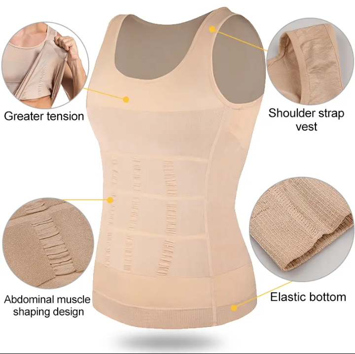 Men Slimming Vest Shirt